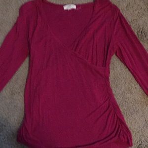 Pretty Fuchsia Color Top (Forever 21) Size Small